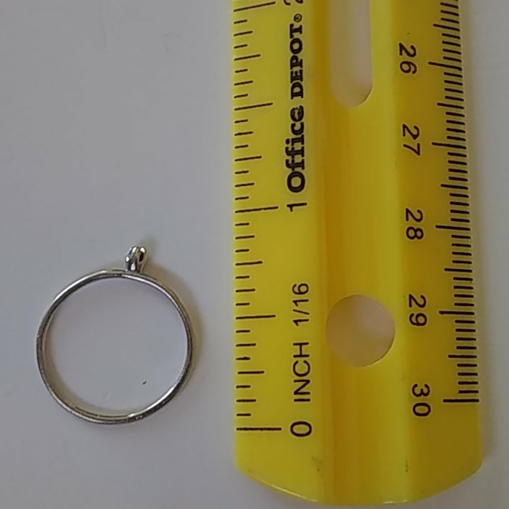 10k Stackable Diamond Chip Ring - image 4